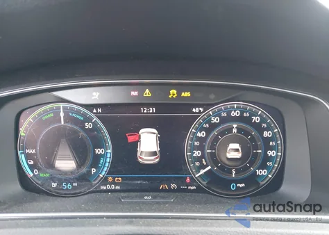 2019 Volkswagen E-Golf Sel Premium z USA, uszkodzony, nr VIN WVWPR7AU2KW910277